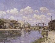 Alfred Sisley The Saint-Martin Canal painting